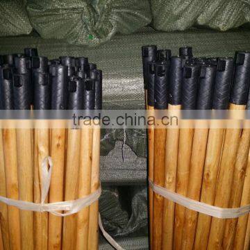 Factory Wholesale Varnished Wooden Broom Handle photo-4
