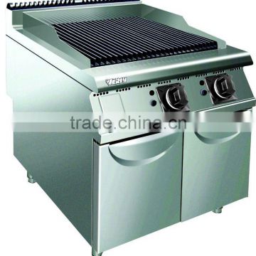 2015 New Gas Lava Rock Grill with Cabinet