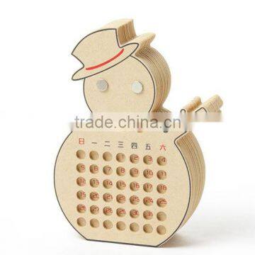 2016 Kids Wooden Fancy Elephant Design Calendar photo-3