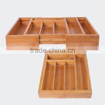 Kitchen Bamboo Drawer Storage Box photo-3