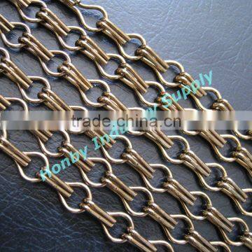 Classical Decor Browness Aluminum Hook Linked Chain Curtain
