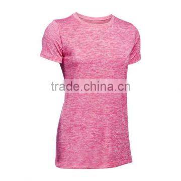 Hot Sale High Quality Women Custom Gym Sports Apparel Printed Logo T Shirt photo-4