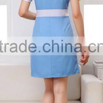 2017 OEM Wholesale Club Costume Restaurant Uniform Waitress Dress High Quality