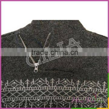 Wholesales Fashionable Kids High Neck Knitted Pullover Sweater photo-3