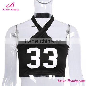 Hot Selling Letter Printing Womens Fitness Manufacturer Tank Top photo-3