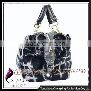 CX-H-42B Ladies Rex Rabbit Fur Sheepskin Fashion Bags Handbags photo-2