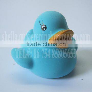 5cm mini turquoise rubber duck, green turquoise duck, floating turquoise bath duck baby bath toy