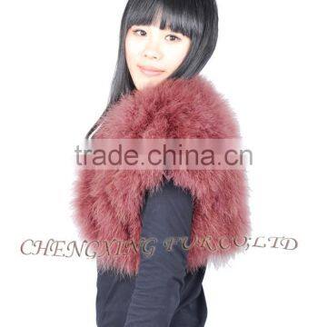 CX-G-B-249A 2016 New Product Fashion Women Turkey Fur Vest photo-3