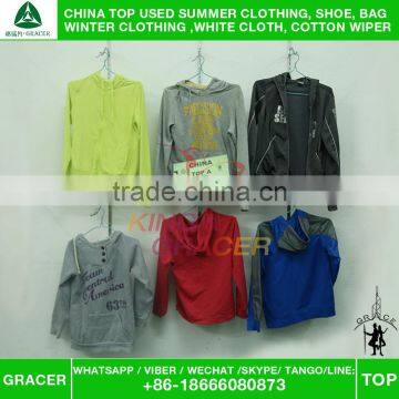 China Top Gracer Cheap Used Clothes Hoody Sorted 100Kg Used Clothing France Style photo-6