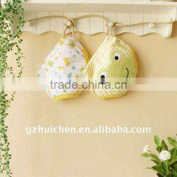 mom and bab 2012 spring baby clothing 100% cotton embroider training pants 2pcs