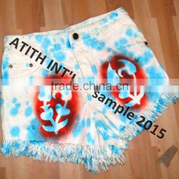 Studded Denim Shorts photo-2