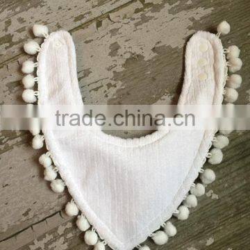 Baby Boutique Bibs Cotton Fabric Black and White Stripes Kids Feeding Hot Products 2017 photo-2