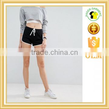 100% cotton sports shorts runner shorts plain summer gym shorts