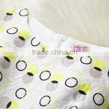 Kids Printing Dress Children Frocks Designs Baby Girl Dresses#F0096 photo-2