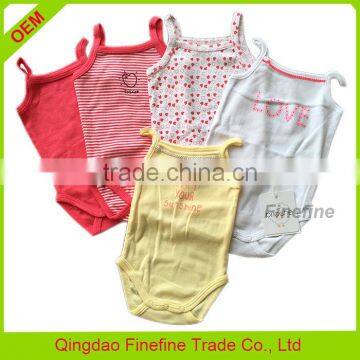 Newborn Baby Gift Set Baby Wear Sleeveless Baby Romper China photo-3