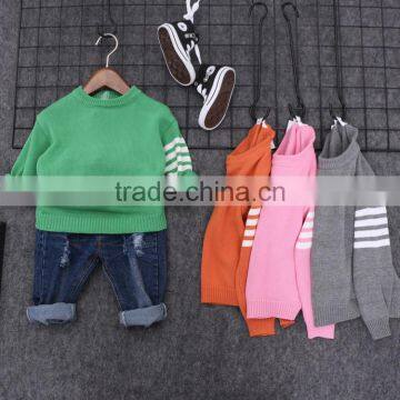 S16711A Boys Sweater Design 100% Cotton Child Sweater
