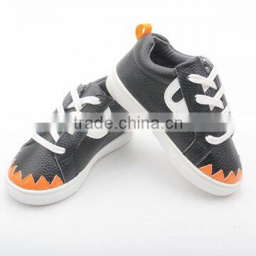 ODM Pattern Leather Wholesale Hard Sole Shoes Kids 2017 photo-4