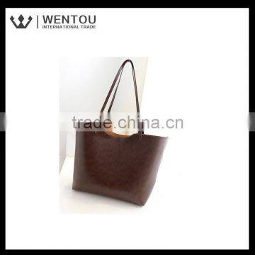 Wholesale Clear High Quality PU Women Tote Bag