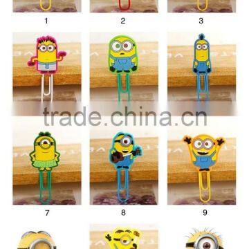 PVC Paper Clip Planner Customizable Minions Shape Clip Planner Accessories photo-6
