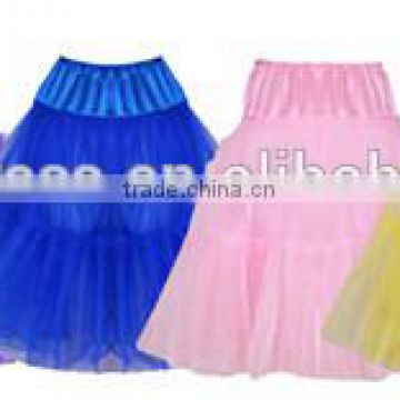 Bestdress White rockabilly pettiskirts 3 layers petticoat red streach Cheap adult pettiskirts