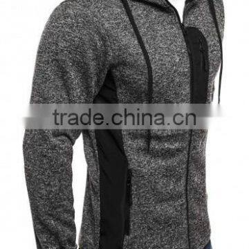 Men's Zipper-up Luxury Wholesale Hoodies With Patch photo-4