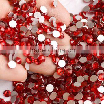 light siam diamond drill strass flat back nail art rhinestones for nail salon