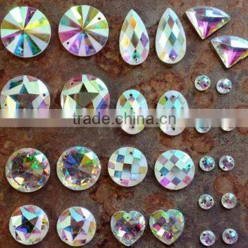 Crystal AB Sew on Rhinestones,sew on Stones photo-6