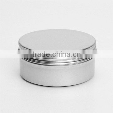 10pcs/lot 50ml Empty Aluminium Cosmetic Pot Lip Balm Jar Tin Containers Screw Lid for Cream Ointment Hand Cream Storage