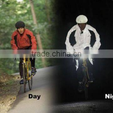 high light reflective fabric/ light reflecting material/reflecting vest for bike