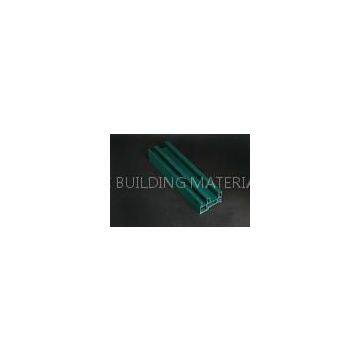 3 Chambers Sliding Window Profile / Green UPVC Window Profiles