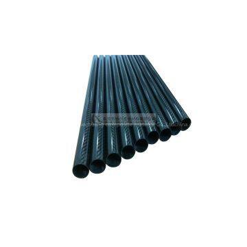 Factory price twill glossy 3K carbon fibre composite tube carbon round tube 23*25*1000mm