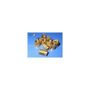 Diamond Brass Insert Nuts Specialized Threaded Fasteners For Furniture / Machine