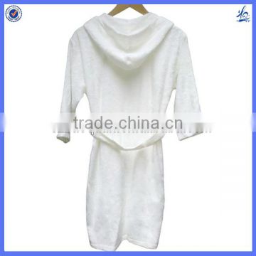 100% cotton waffle cheap white bathrobe for kids