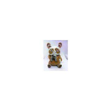 Small Cartoon Plush Toys Kungfu Panda Master Shifu in Sitting Pose