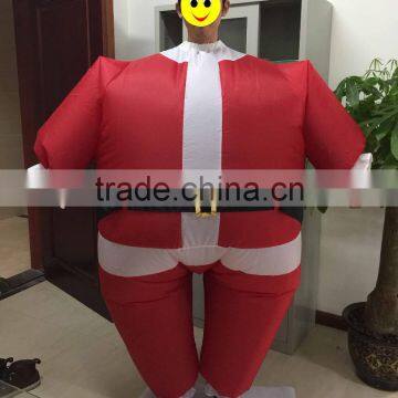 adult inflatable santa claus costume suit christmas inflatable
