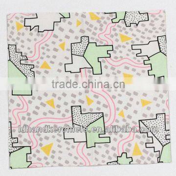 cartoon design soft kids' gauze handkerchiefs