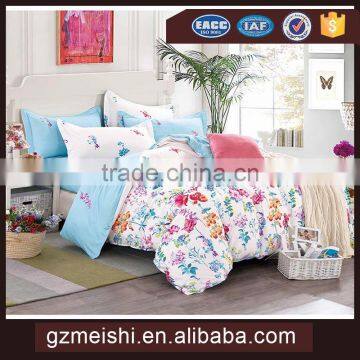 Elegant 100% cotton flower woven printed bedspreads