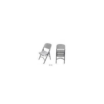 blow molded folding chair