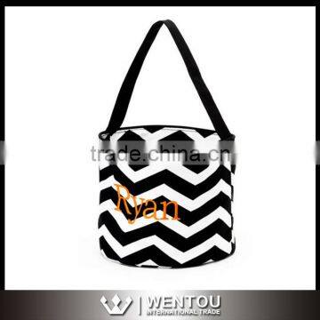 Wholesale Fashionable Monogrammed Chevron Bucket photo-3