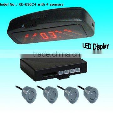 Wireless portable car parking system/Rainbow LED parking sensor--RD 036C4