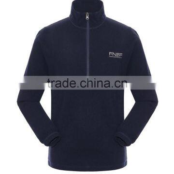 mens zippered pullover polyester polar fleece cheap sweatshirt