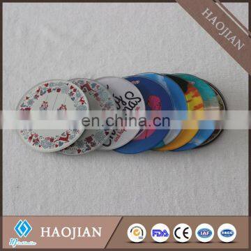 sublimation blank tempered glass coasters ,round shape