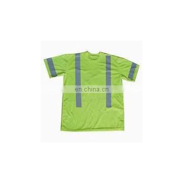 cheap round collar safety reflective With short sleeves t-shirt