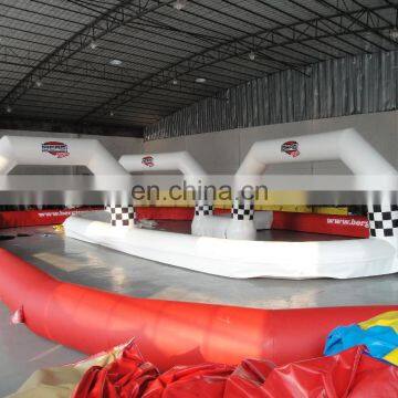 New Design Customized Size Inflatable Cars Mini 4wd Race go Karts Track for Sale photo-2