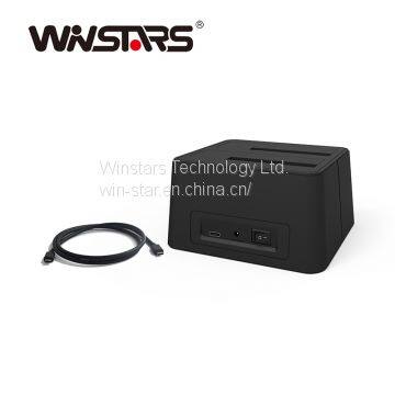 Winstars USB-C Dual Bay Docking Station for 2.5&3.5 photo-3