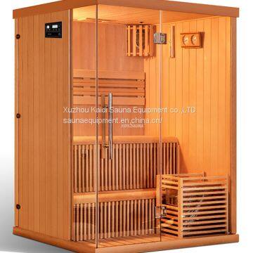 Luxury Design Cedar Wood Sauna Single/ Couple Infrared sauna KD series