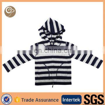 Factory knitted hoodie wool sweater design for baby