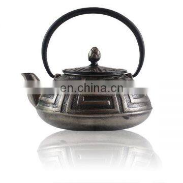 Japanese cast iron teapot-silver