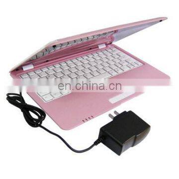 10.1 Inch Windows CE 7.0 OS Notebook Computer With WIFI and RJ45 Port, Support SD / MMC Card, CPU: VIA WM8850, 1.2GHZ(Pink) photo-4
