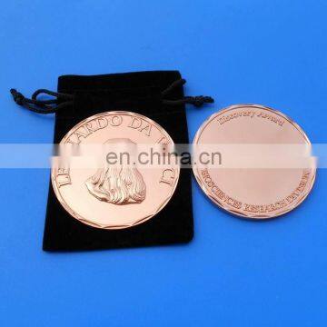 Great Men Souvenir Coin Leonardo Da Vinci Discovery Award Metal Alloy Coin